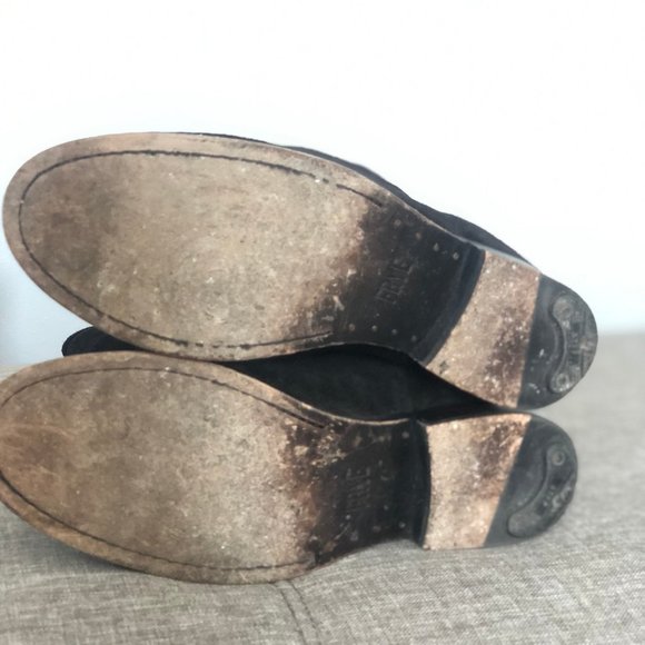 Frye Melissa Button Leather Riding Boot - Picture 4 of 4